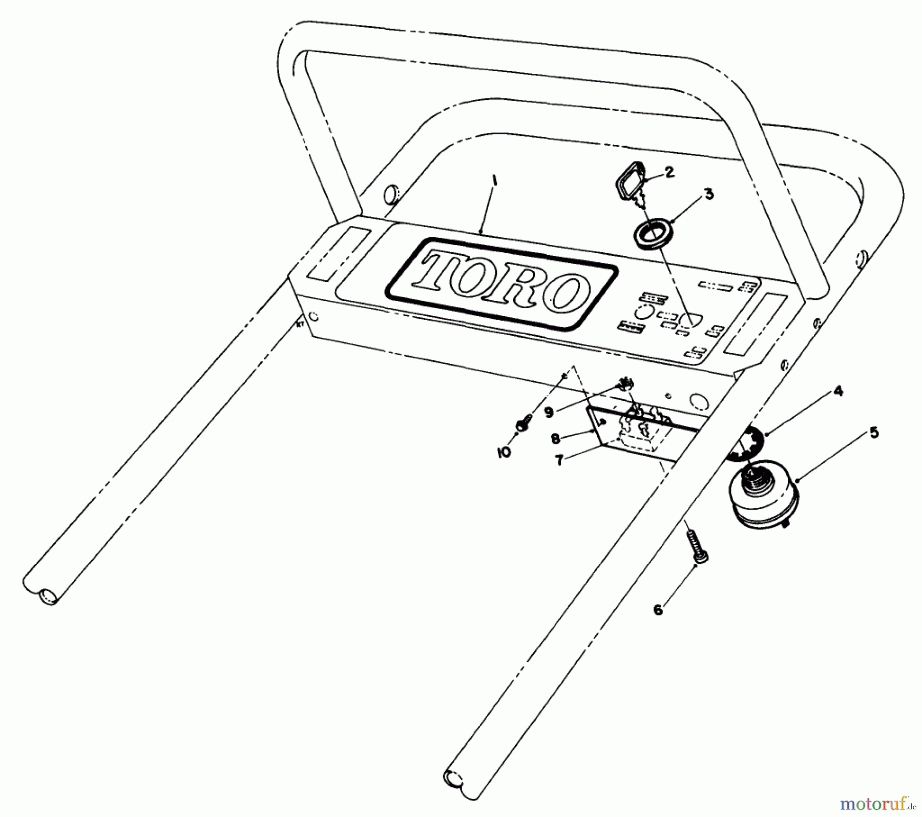 Toro Neu Mowers, Drive Unit Only 30103 - Toro Mid-Size Proline Gear Traction Unit, 12 hp, 1989 (9000001-9999999) ELECTRIC START KIT PART NO. 66-6130 (OPTIONAL) #2