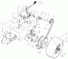 Toro 30156 - Mid-Size Proline Gear Traction Unit, 12.5 hp, 1991 (100001-199999) Ersatzteile AXLE ASSEMBLY