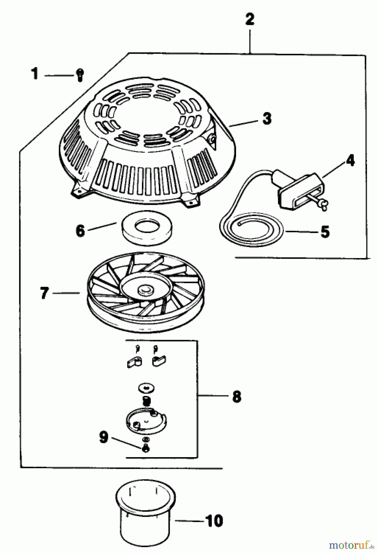  Toro Neu Mowers, Drive Unit Only 30156 - Toro Mid-Size Proline Gear Traction Unit, 12.5 hp, 1991 (100001-199999) STARTING SYSTEM-ENGINE KOHLER MODEL CV12.5T SPEC. NO. 1254