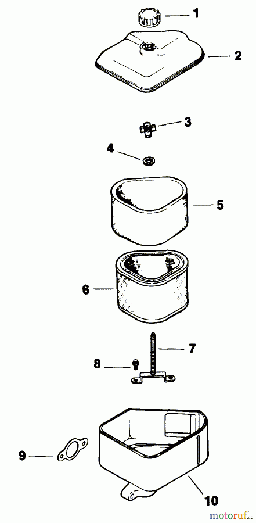  Toro Neu Mowers, Drive Unit Only 30156 - Toro Mid-Size Proline Gear Traction Unit, 12.5 hp, 1992 (200001-299999) AIR INTAKE FILTRATIONS-ENGINE-KOHLER MODEL CV12.5T SPEC. NO. 1254