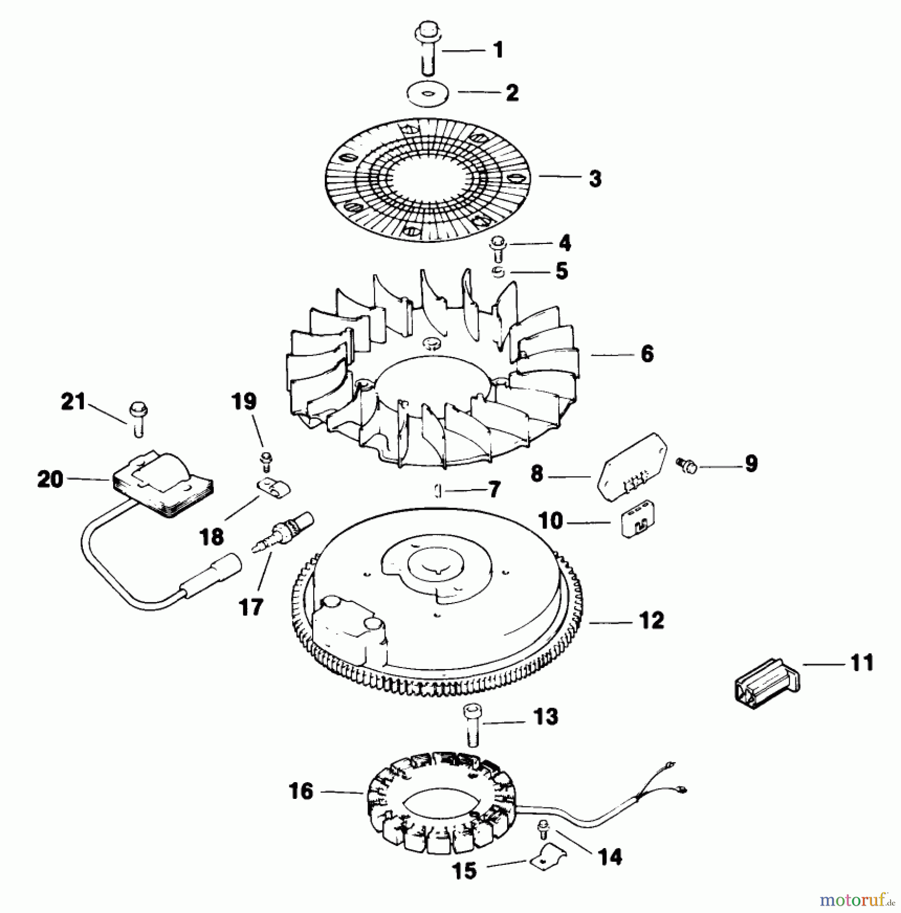 Toro Neu Mowers, Drive Unit Only 30156 - Toro Mid-Size Proline Gear Traction Unit, 12.5 hp, 1992 (200001-299999) IGNITION ELECTRICAL-ENGINE-KOHLER MODEL CV12.5T SPECS NO. 1254