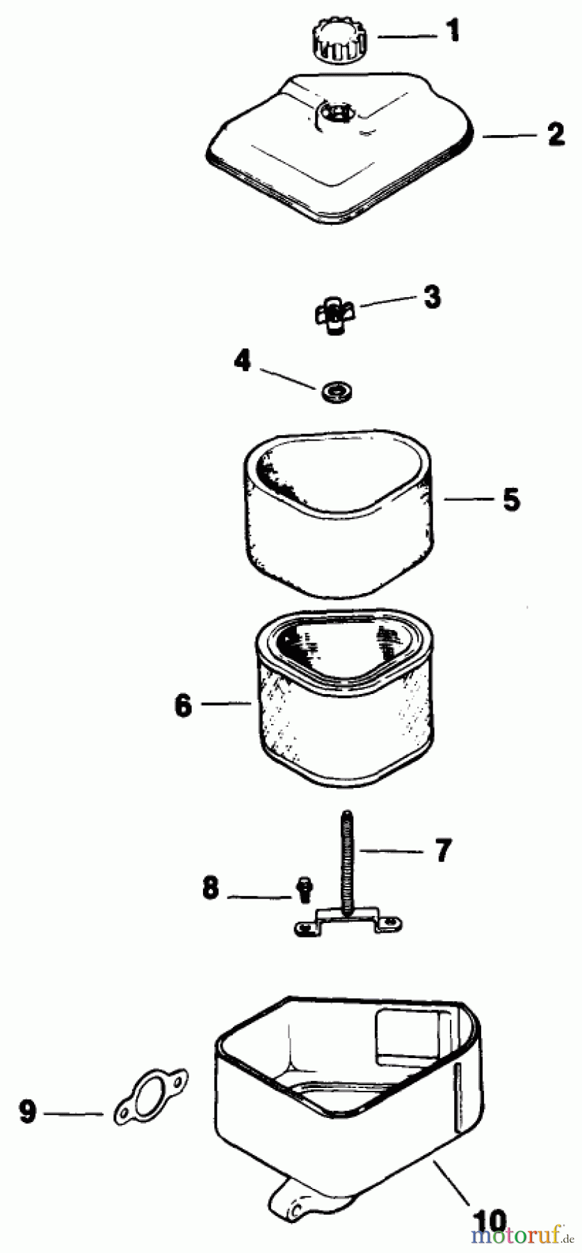 Toro Neu Mowers, Drive Unit Only 30156 - Toro Mid-Size Proline Gear Traction Unit, 12.5 hp, 1993 (390001-399999) AIR INTAKE/FILTRATIONS-ENGINE KOHLER-MODEL CV12.5T SPEC. NO. 1254