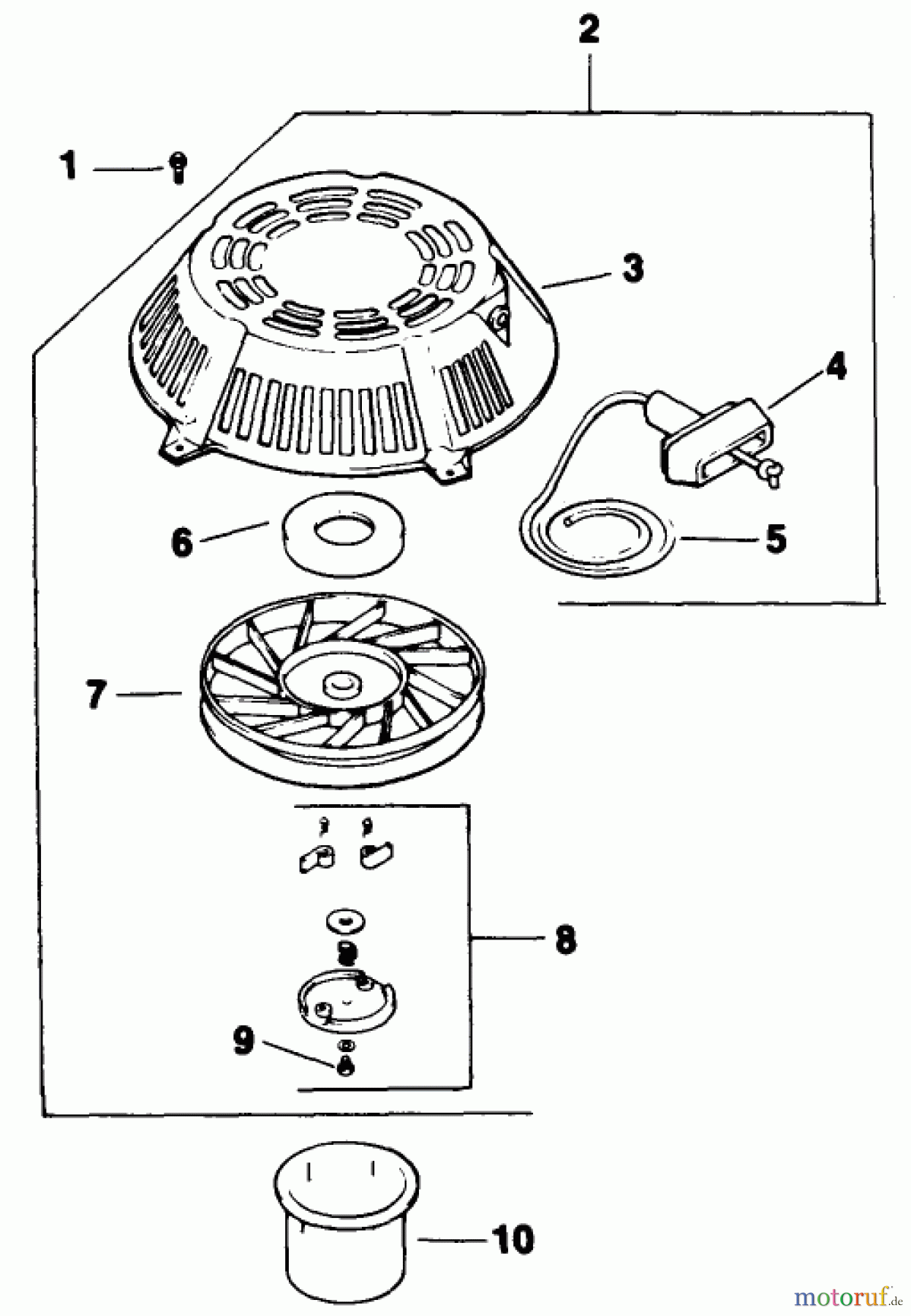  Toro Neu Mowers, Drive Unit Only 30156 - Toro Mid-Size Proline Gear Traction Unit, 12.5 hp, 1993 (390001-399999) STARTING SYSTEM-ENGINE KOHLER-MODEL CV12.5T SPEC. NO. 1254