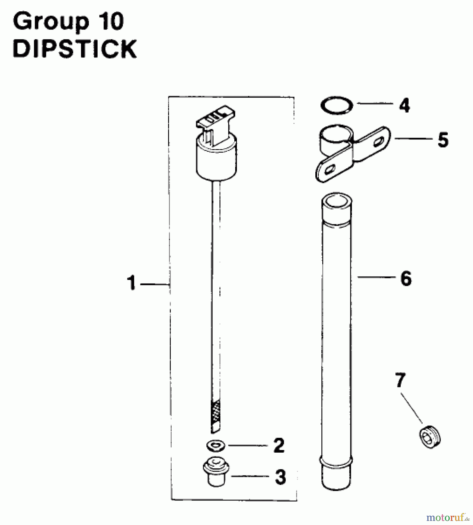  Toro Neu Mowers, Drive Unit Only 30180 - Toro Mid-Size Proline Gear Traction Unit, 16 hp, 1994 (490731-499999) DIPSTICK-ENGINE KOHLER MODEL NO. MV16S-TYPE PS56519