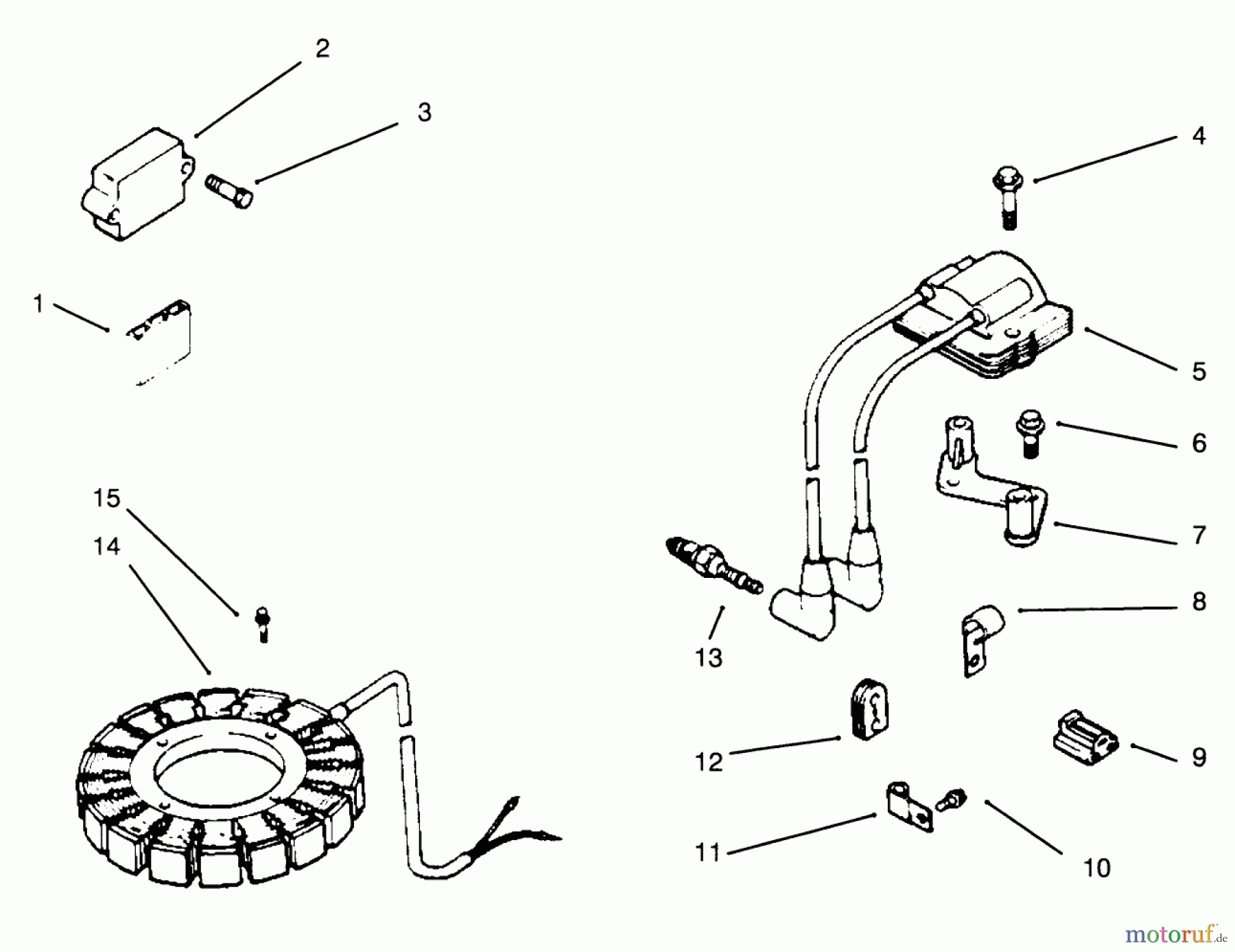  Toro Neu Mowers, Drive Unit Only 30180 - Toro Mid-Size Proline Gear Traction Unit, 16 hp, 1995 (590001-599999) IGNITIONENGINE KOHLER MODEL NO. MV16S-TYPE PS56519