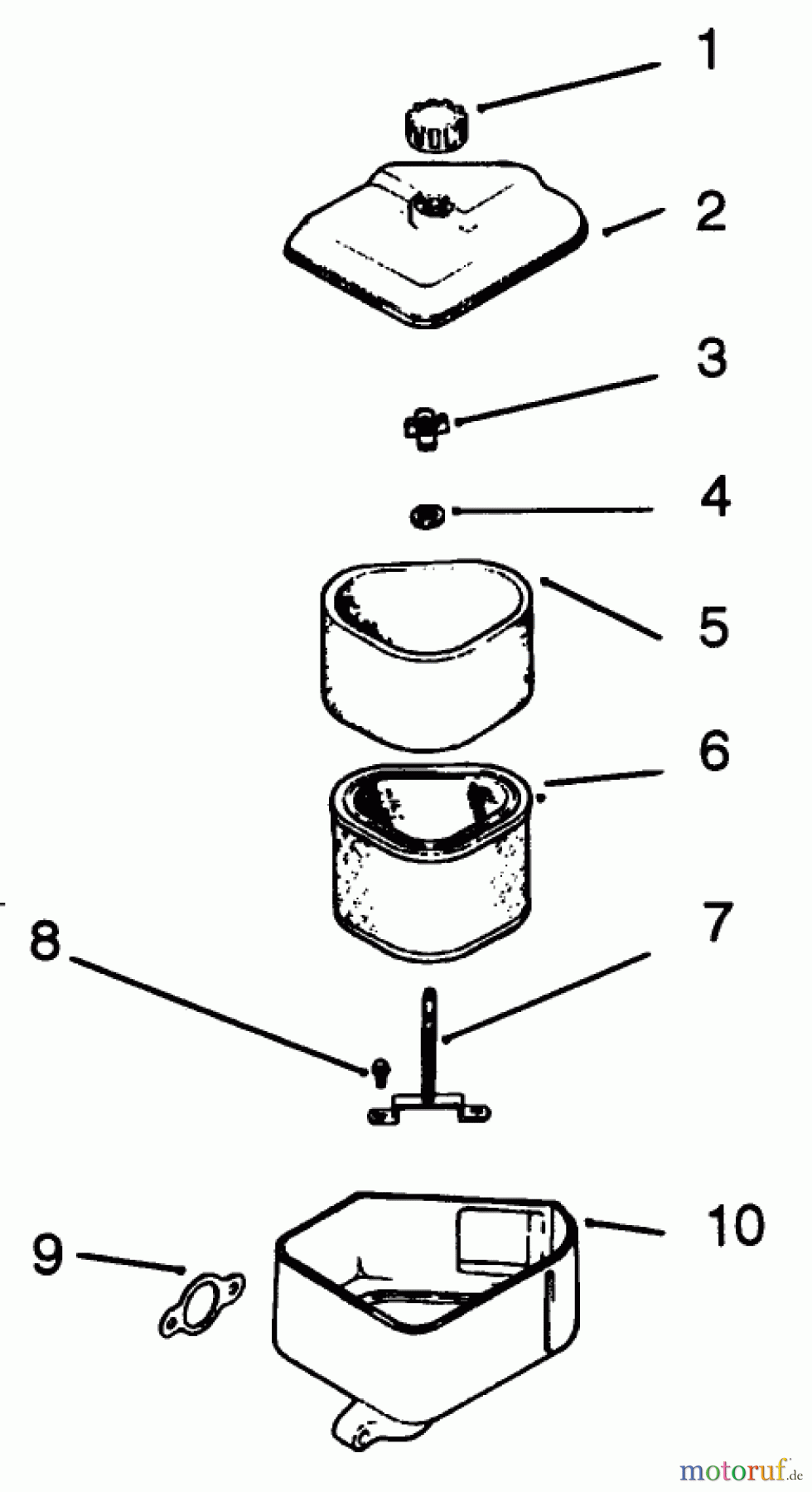  Toro Neu Mowers, Drive Unit Only 30185 - Toro Mid-Size Proline Hydro Traction Unit, 14 hp, 1992 (20000001-29999999) AIR INTAKE/FILTRATION-ENGINE KOHLER MODEL NO. CV14 S-1429