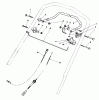Toro 20620 - Lawnmower, 1986 (6000001-6999999) Ersatzteile TRACTION CONTROL ASSEMBLY