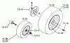 Toro 1-0141 (B-80) - B-80 4-Speed Tractor, 1975 Ersatzteile B-100 PARTS MANUAL 13.000 WHEELS AND TIRES (FIG. 13)
