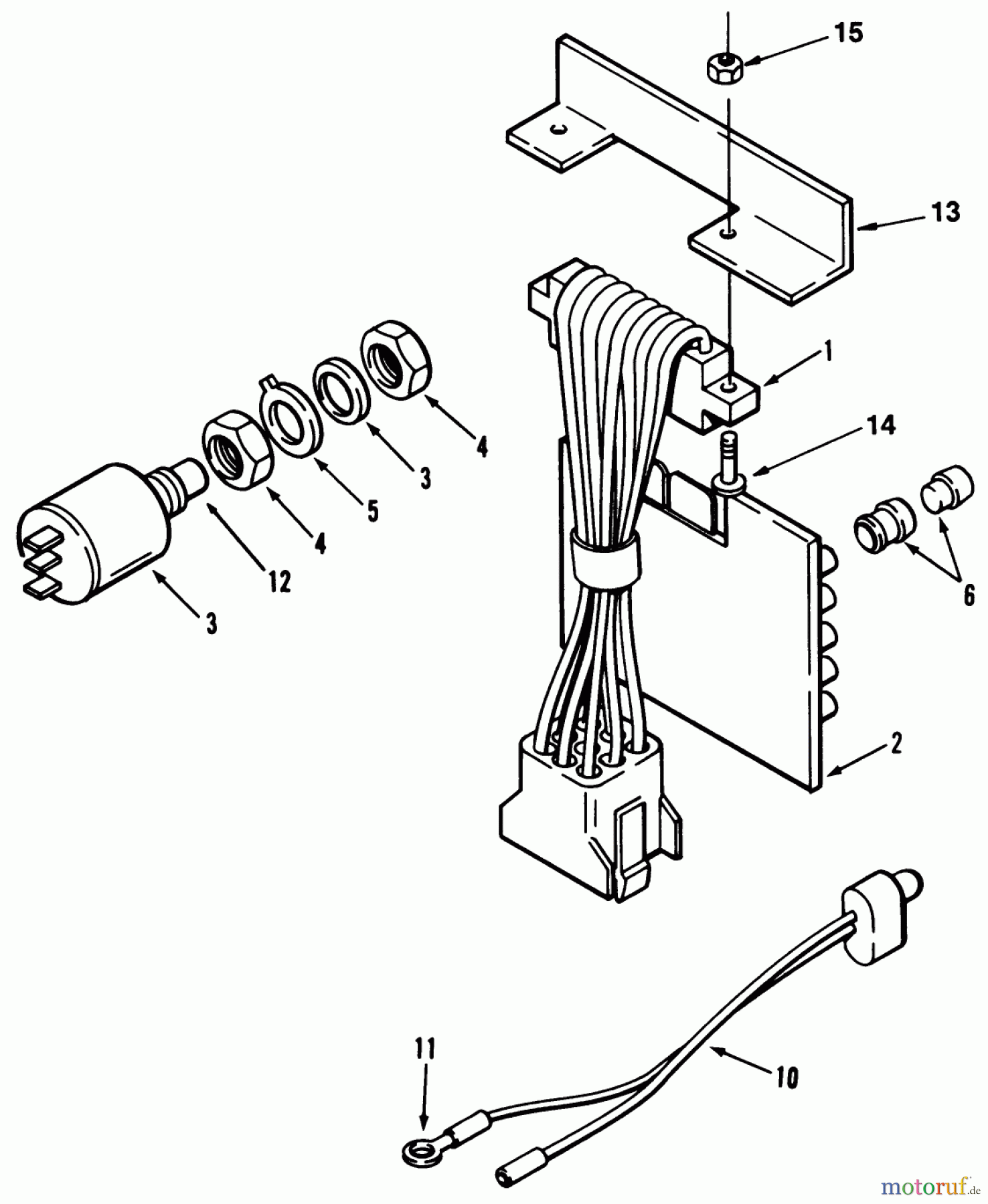  Toro Neu Mowers, Lawn & Garden Tractor Seite 1 51-12KE01 (312-H) - Toro 312-H Garden Tractor, 1991 (1000001-1999999) ELECTRICAL SYSTEM #2