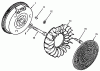 Toro 51-16OE01 (416-H) - 416-H Garden Tractor, 1991 (1000001-1999999) Ersatzteile KOHLER FLYWHEEL