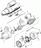 Toro 51-16OE01 (416-H) - 416-H Garden Tractor, 1991 (1000001-1999999) Listas de piezas de repuesto y dibujos STARTER