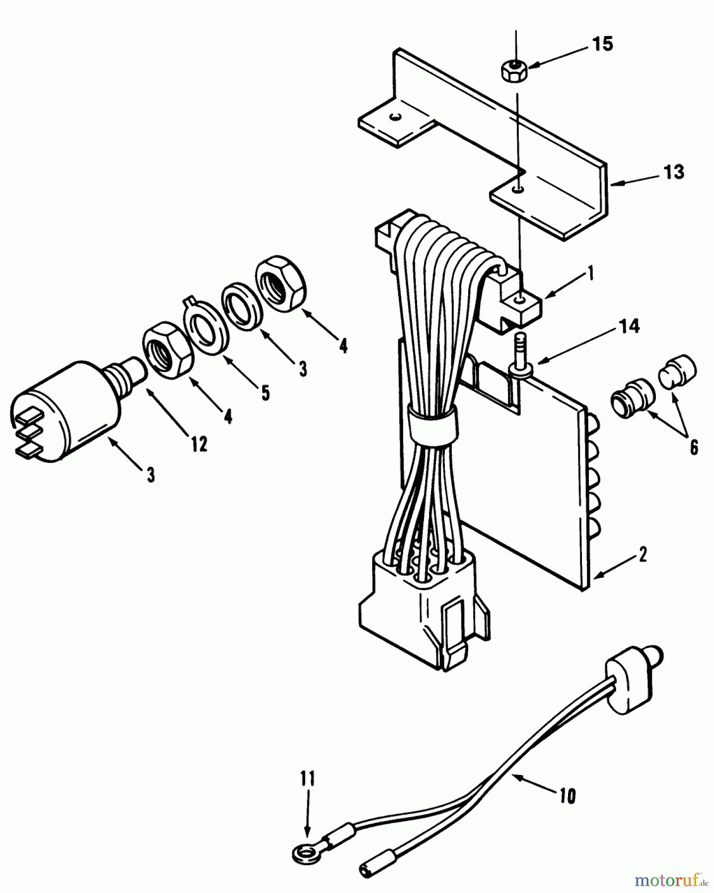  Toro Neu Mowers, Lawn & Garden Tractor Seite 1 31-12K804 (312-8) - Toro 312-8 Garden Tractor, 1992 (2000001-2999999) ELECTRICAL SYSTEM #2