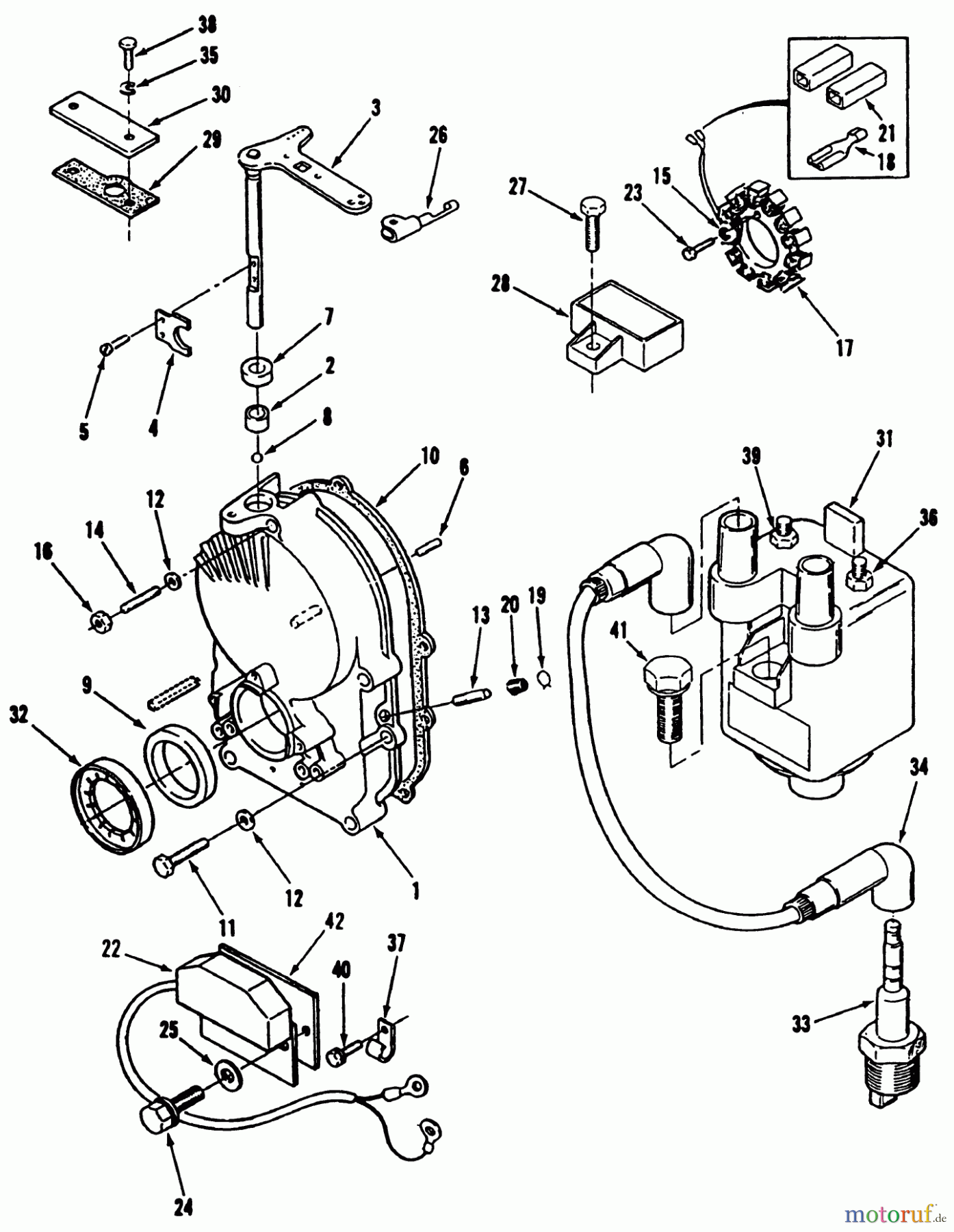  Toro Neu Mowers, Lawn & Garden Tractor Seite 1 51-12KE02 (312-H) - Toro 312-H Garden Tractor, 1992 (2000001-2999999) GEARCASE AND IGNITION CONTROLS POWER PLUS