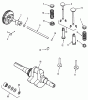 Toro 51-16OE02 (416-H) - 416-H Garden Tractor, 1992 (2000001-2999999) Listas de piezas de repuesto y dibujos KOHLER CAMSHAFT, CRANKSHAFT AND VALVES