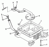 Toro 51-12KE02 (312-H) - 312-H Garden Tractor, 1992 (2000001-2999999) Listas de piezas de repuesto y dibujos OIL BASE FILL TUBE AND BRACKET POWER PLUS