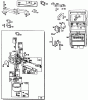 Toro 32-16BE01 (216-H) - 216-H Tractor, 1990 Ersatzteile CARBURETOR AND AIR CLEANER