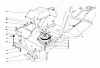 Toro 57300 (8-32) - 8-32 Front Engine Rider, 1982 (2000001-2999999) Ersatzteile CLUTCH & PULLEY ASSEMBLY