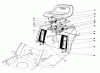 Toro 57300 (8-32) - 8-32 Front Engine Rider, 1982 (2000001-2999999) Ersatzteile REAR BODY & SEAT ASSEMBLY