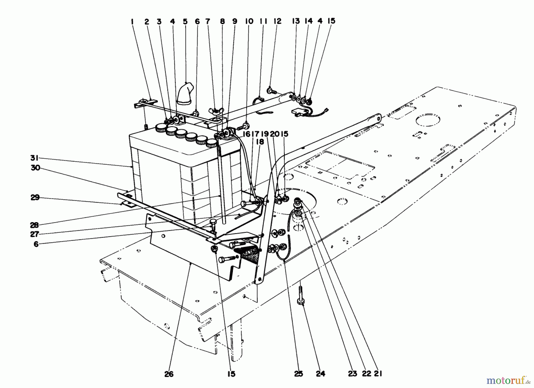 Toro Neu Mowers, Lawn & Garden Tractor Seite 1 55055 (800) - Toro 800 Electric Lawn Tractor, 1971 (1000001-1999999) ELECTRICAL ASSEMBLY