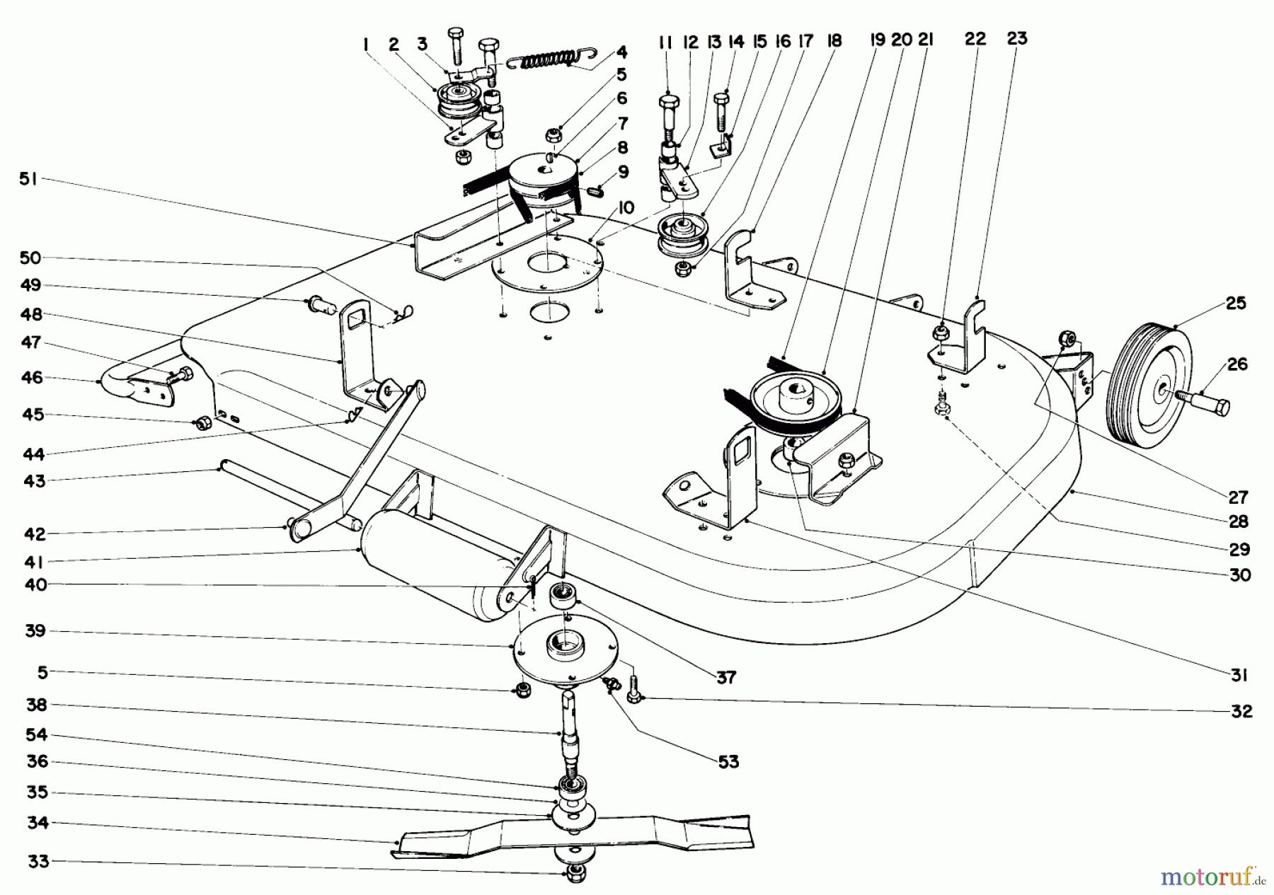  Toro Neu Mowers, Lawn & Garden Tractor Seite 1 55150 (940) - Toro 940 Electric Tractor, 1969 (9000001-9999999) 36