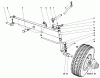 Toro 55166 (880) - 880 Electric Tractor, 1973 (3000001-3999999) Ersatzteile FRONT AXLE ASSEMBLY
