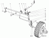Toro 55256 (888) - 888 matic Tractor, 1971 (1000001-1999999) Ersatzteile FRONT AXLE ASSEMBLY