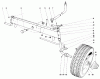 Toro 57222 - 32" Lawn Tractor, 1971 (1000001-1999999) Ersatzteile FRONT AXLE ASSEMBLY