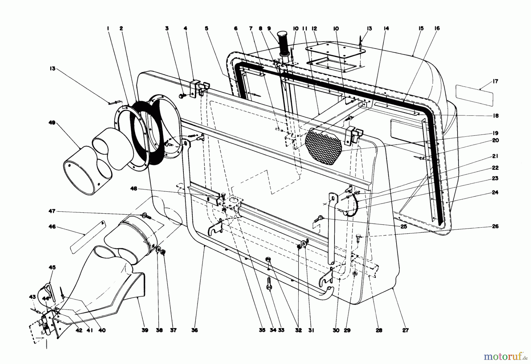  Toro Neu Mowers, Lawn & Garden Tractor Seite 1 57300 (8-32) - Toro 8-32 Front Engine Rider, 1977 (7000001-7999999) EASY-EMPTY GRASS CATCHER MODEL 59111 #1