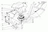 Toro 57356 (11-42) - 11-42 Lawn Tractor, 1982 (2000001-2999999) Ersatzteile CLUTCH & PULLEY ASSEMBLY