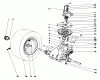 Toro 57356 (11-42) - 11-42 Lawn Tractor, 1982 (2000001-2999999) Ersatzteile TRANSAXLE & CLUTCH ASSEMBLY