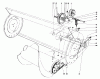 Toro 57357 (11-44) - 11-44 Lawn Tractor, 1983 (3000001-3999999) Ersatzteile 36" SNOWTHROWER ATTACHMENT MODEL 59136 (OPTIONAL) #2