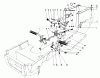 Toro 57360 (11-32) - 11-32 Lawn Tractor, 1986 (6000001-6999999) Ersatzteile BRAKE & CLUTCH PEDAL ASSEMBLY