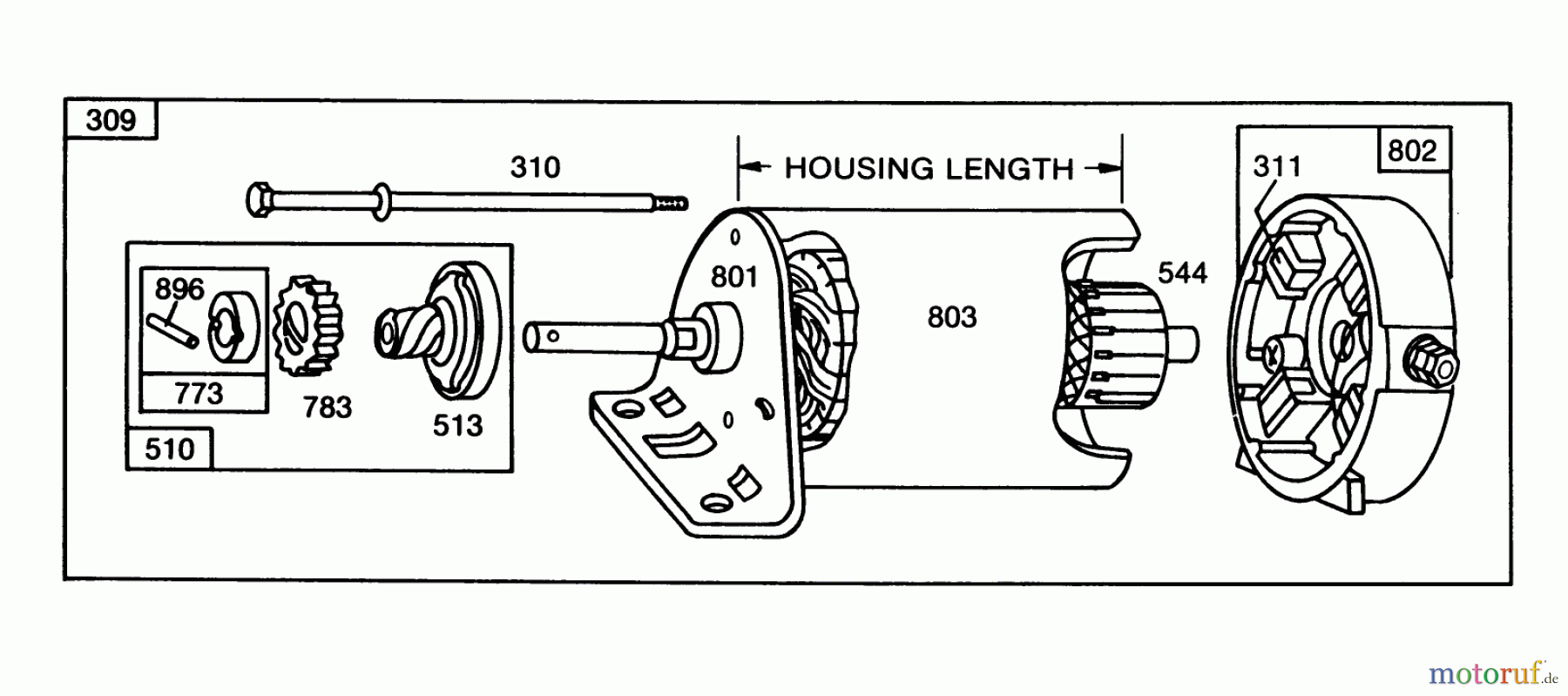  Toro Neu Mowers, Lawn & Garden Tractor Seite 1 57360 (11-32) - Toro 11-32 Lawn Tractor, 1986 (6000001-6999999) ENGINE BRIGGS & STRATTON MODEL 253707-0157-01 #3