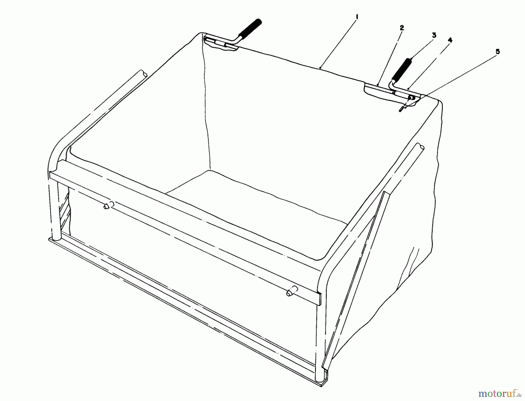 Toro Neu Mowers, Lawn & Garden Tractor Seite 1 57360 (11-32) - Toro 11-32 Lawn Tractor, 1986 (6000001-6999999) LEAF BAG MODEL NO. 59123 (OPTIONAL)