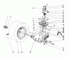 Toro 57360 (11-32) - 11-32 Lawn Tractor, 1986 (6000001-6999999) Ersatzteile TRANSAXLE & CLUTCH ASSEMBLY