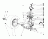 Toro 57360 (11-32) - 11-32 Lawn Tractor, 1987 (7000001-7999999) Ersatzteile TRANSAXLE & CLUTCH ASSEMBLY