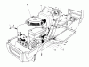 Toro 57375 - 8 hp Front Engine Rider, 1980 (0000001-0999999) Ersatzteile ENGINE ASSEMBLY