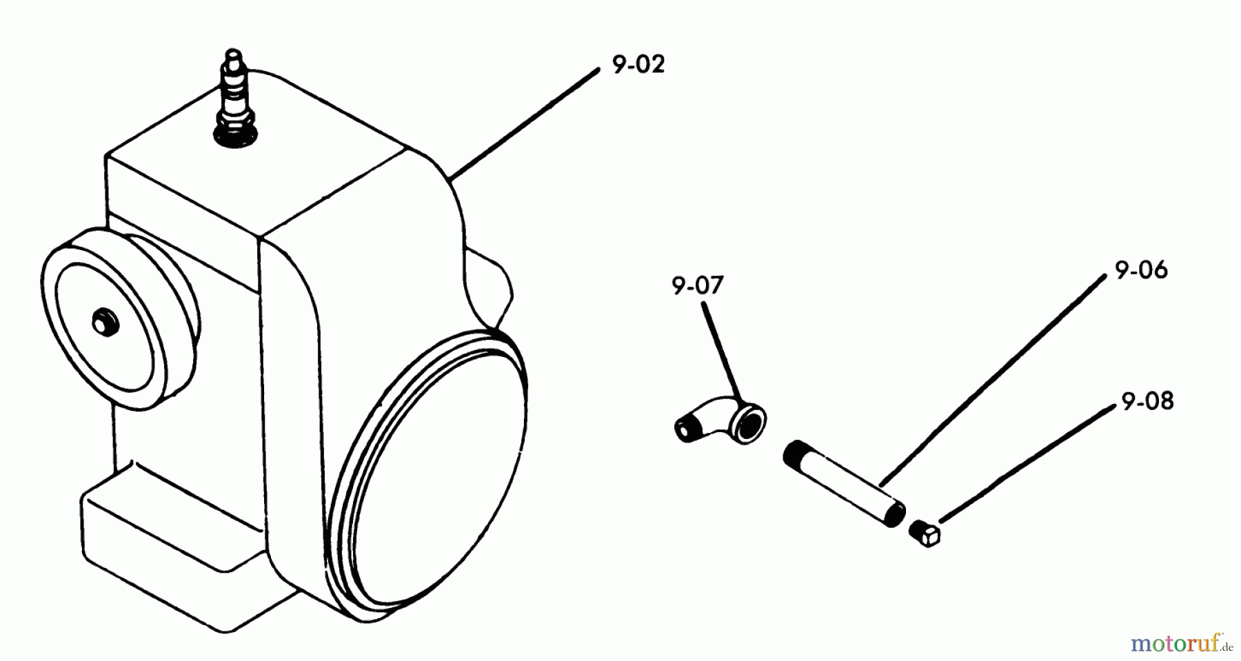  Toro Neu Mowers, Lawn & Garden Tractor Seite 1 61-16KS03 (C-160) - Toro C-160 Automatic Tractor, 1976 ENGINE