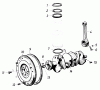 Toro 61-20RG01 (D-250) - D-250 10-Speed Tractor, 1977 Listas de piezas de repuesto y dibujos CRANKSHAFT AND CONNECTION ROD