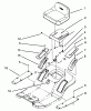 Toro 71200 (12-32XL) - 12-32XL Lawn Tractor, 1993 (3900001-3999999) Ersatzteile SEAT ASSEMBLY