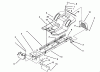 Toro 71200 (12-32XL) - 12-32XL Lawn Tractor, 1994 (4900001-4999999) Ersatzteile FRAME ASSEMBLY