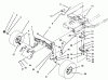 Toro 71184 (12-38XL) - 12-38XL Lawn Tractor, 1995 (5900001-5910000) Ersatzteile FRONT AXLE ASSEMBLY