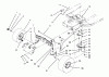 Toro 71184 (12-38XL) - 12-38XL Lawn Tractor, 1995 (5910001-5999999) Listas de piezas de repuesto y dibujos FRONT AXLE ASSEMBLY