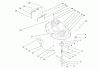 Toro 71190 (13-38XL) - 13-38XL Lawn Tractor, 1997 (7900001-7999999) Ersatzteile DECK ASSEMBLY (38" CUTTING UNIT)