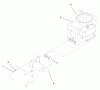 Toro 71190 (13-38XL) - 13-38XL Lawn Tractor, 1998 (8900001-8999999) Ersatzteile ENGINE ASSEMBLY