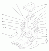 Toro 71190 (13-38XL) - 13-38XL Lawn Tractor, 1998 (8900001-8999999) Ersatzteile SEAT ASSEMBLY