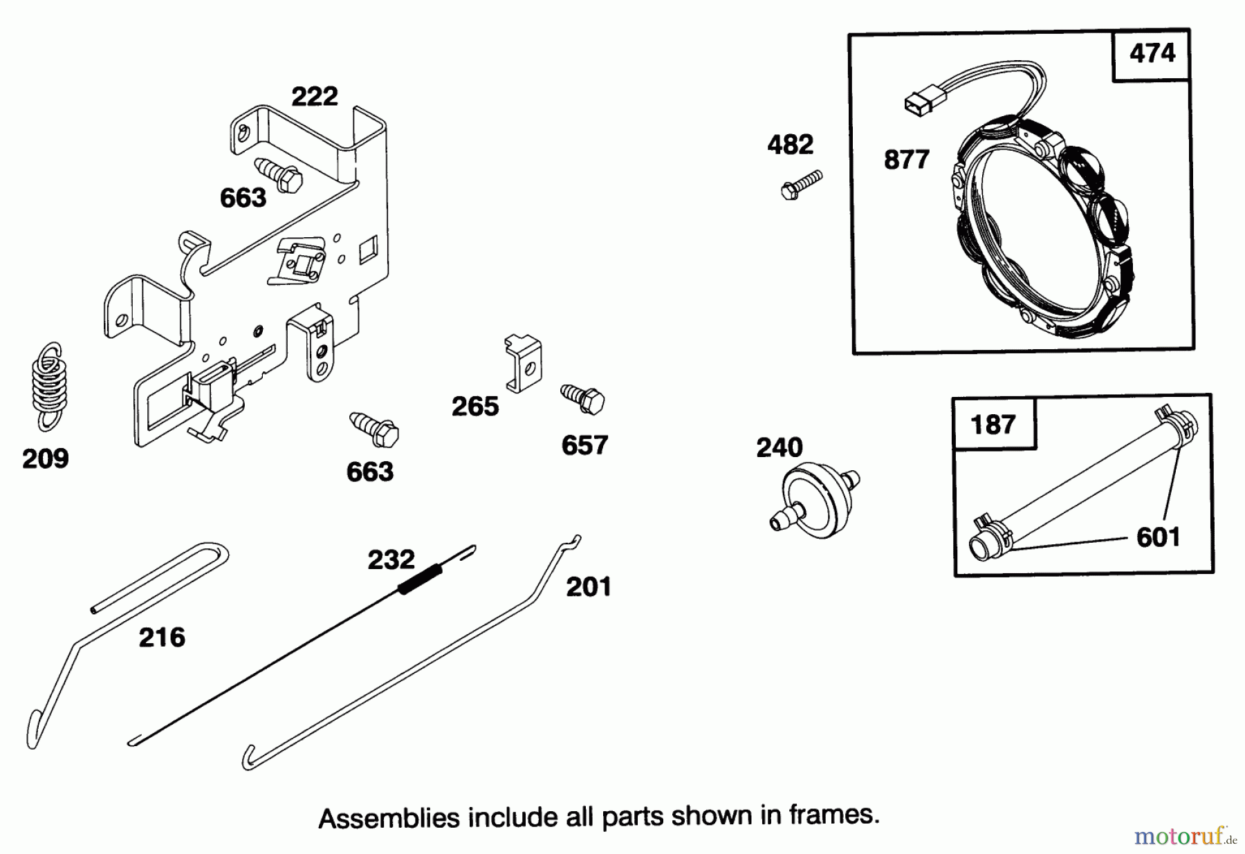  Toro Neu Mowers, Lawn & Garden Tractor Seite 1 71191 (13-38HXL) - Toro 13-38HXL Lawn Tractor, 1995 (5900001-5910000) ENGINE BRIGGS & STRATTON MODEL 28M707-0122-01 #5