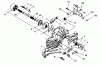 Toro 71191 (13-38HXL) - 13-38HXL Lawn Tractor, 1995 (5900001-5910000) Ersatzteile HYDROGEAR TRANSAXLE MODEL 321-0500