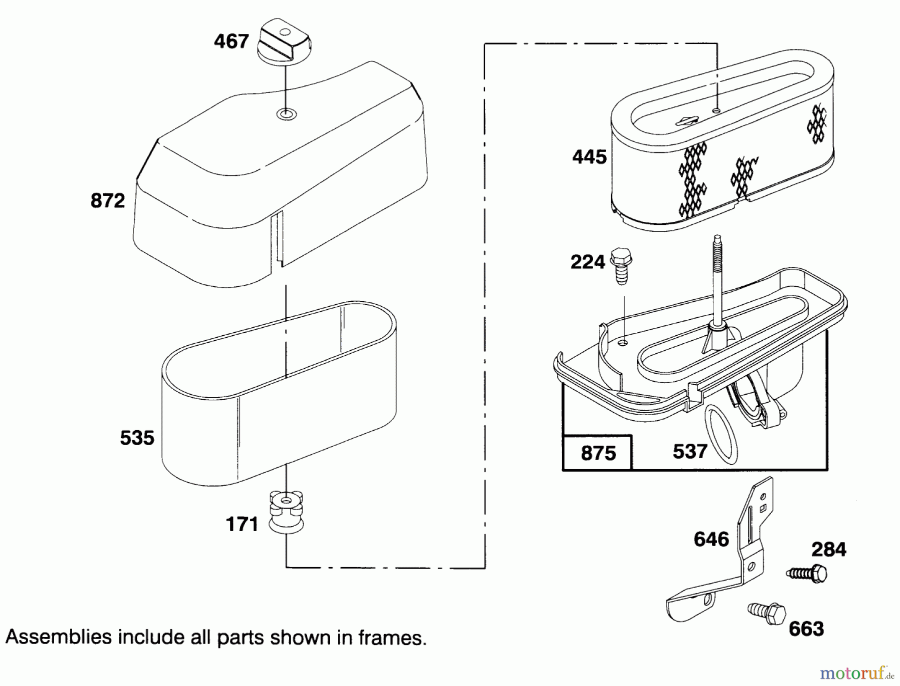  Toro Neu Mowers, Lawn & Garden Tractor Seite 1 71213 (13-38HXL) - Toro 13-38HXL Lawn Tractor, 1995 (59100001-59999999) ENGINE BRIGGS & STRATTON MODEL 28M707-0122-01 #4