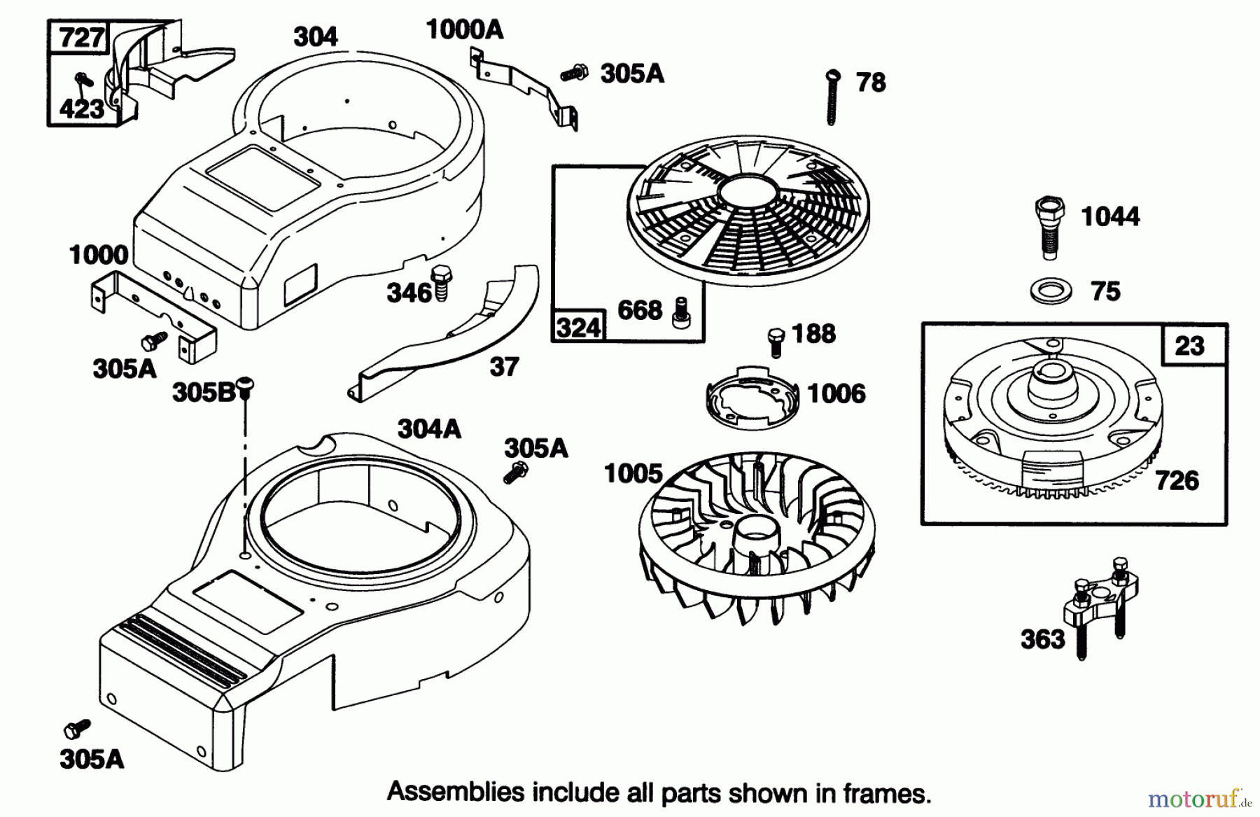 Toro Neu Mowers, Lawn & Garden Tractor Seite 1 71192 (15-44HXL) - Toro 15-44HXL Lawn Tractor, 1996 (6900001-6999999) ENGINE BRIGGS & STRATTON MODEL 28Q777-0168-01 #8
